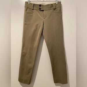 Banana Republic Cropped Beige Pants